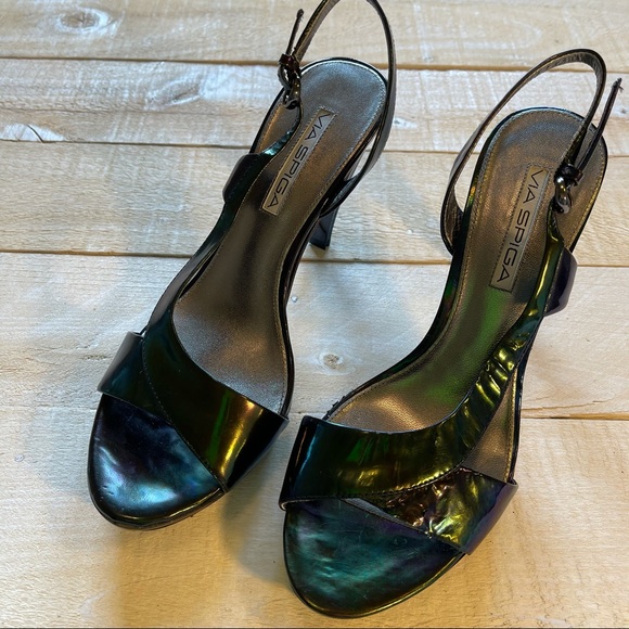 Via Spiga metallic heeled sandals - Picture 4 of 10
